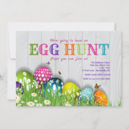 Påsk i den trädgårds- inbjudan