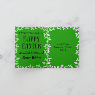 Påsk i låsning helgkort