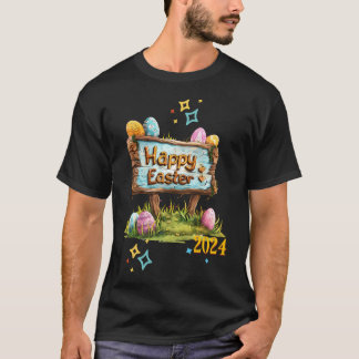 Påsk i pixlar: Upptäck det festliga arrangemangets T Shirt