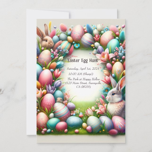 Påsk Inbjudningar (Framsida)