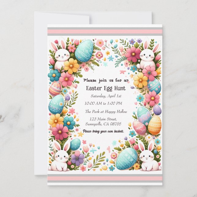 Påsk Inbjudningar (Framsida)