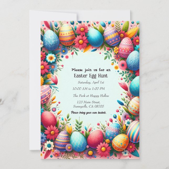 Påsk Inbjudningar (Framsida)