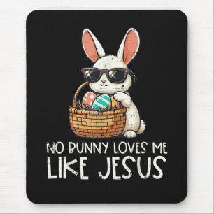 Påsk Ingen kanin älskar mig som Jesus Kristus Musmatta