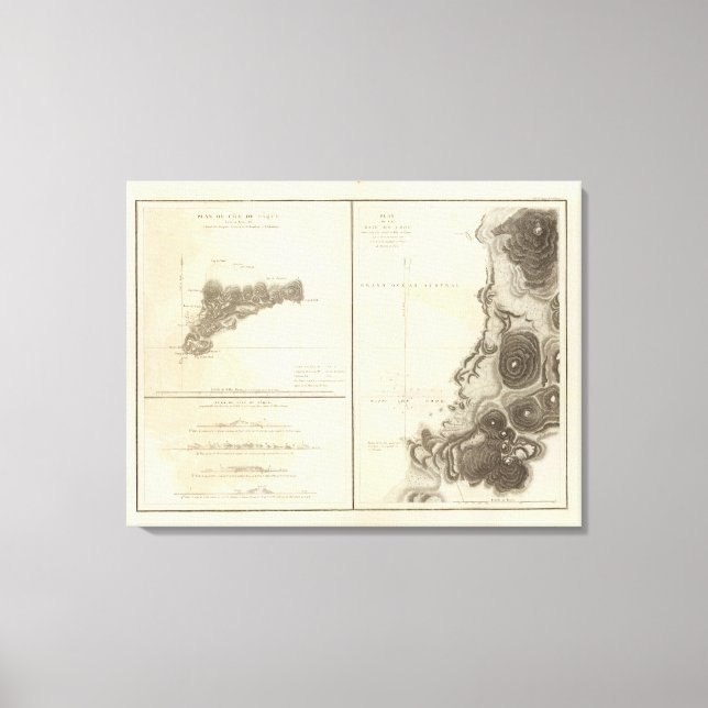 Påsk Island Chile Canvastryck (Framsida)