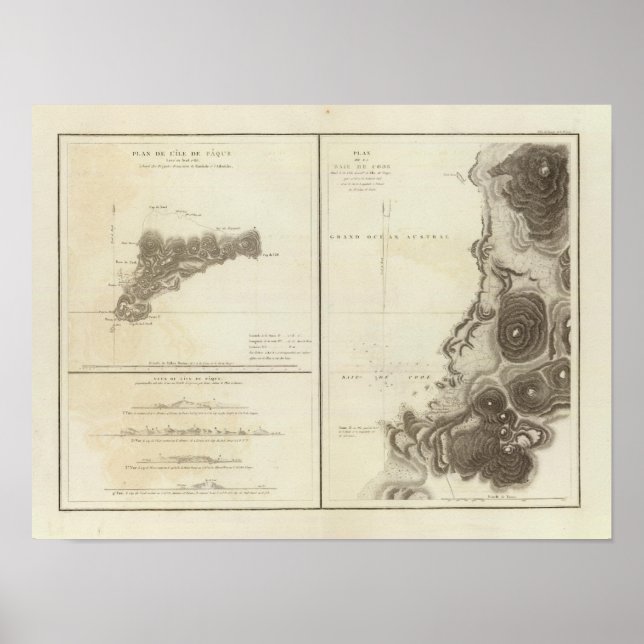 Påsk Island Chile Poster (Framsidan)