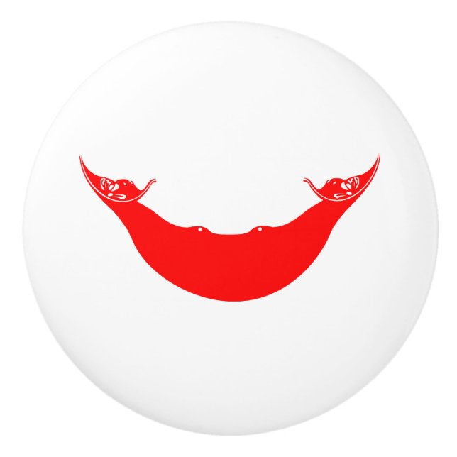 Påsk Island Flagga Knopp (Framsidan)