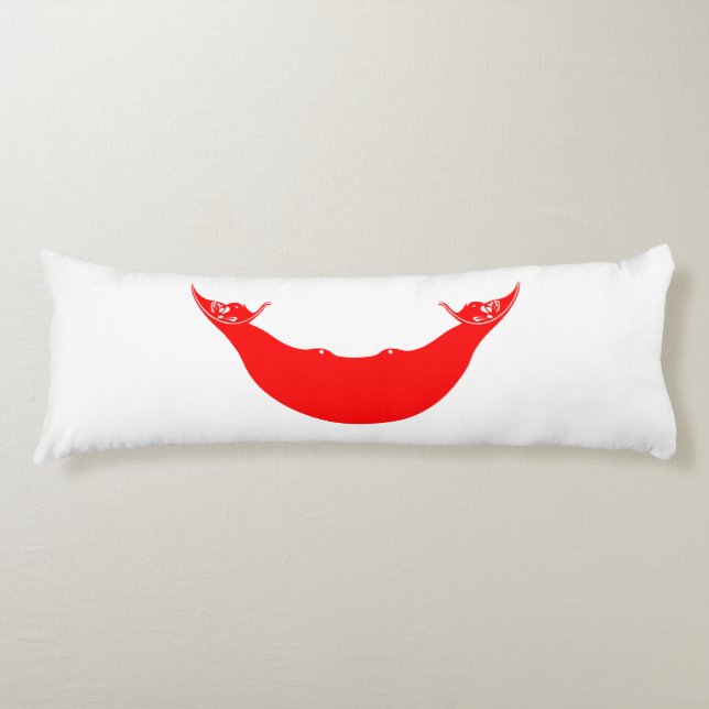 Påsk Island Flagga Kroppskudde (Framsidan)