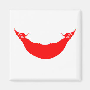 Påsk Island Flagga Magnet