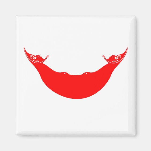 Påsk Island Flagga Magnet (Framsidan)