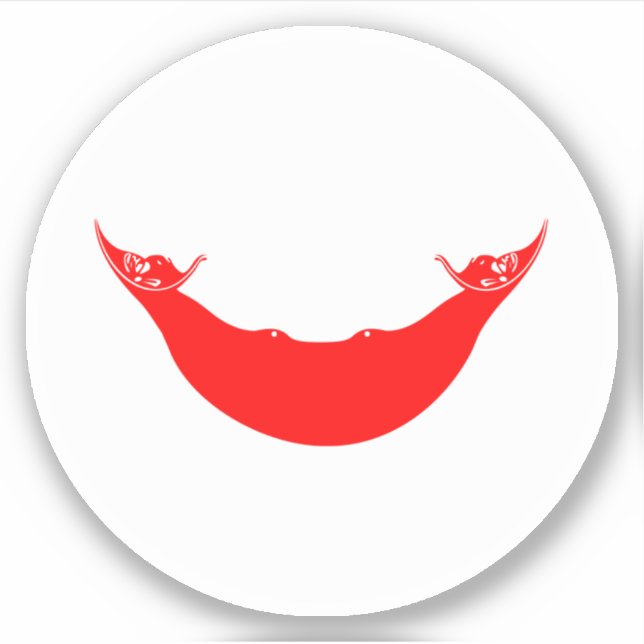 Påsk Island Flagga Round Sticker Klistermärken (Framsida)