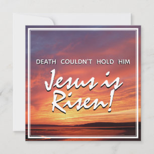 PÅSK Jesus är Risen CHRISTIAN Julkort