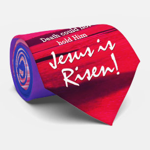 Påsk JESUS ÄR RISEN Christian Monogram Slips