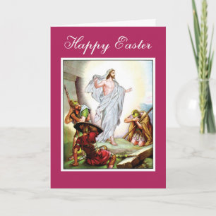 Påsk, Jesus återuppståndelse Han är Risen, verklig Helgkort