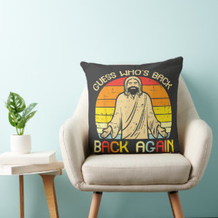 Påsk Jesus Gissa Vem Är Tillbaka Religiös Kristen Kudde