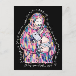 Påsk Jesus, ingen kärlek mig som kristen lamm Helg Vykort