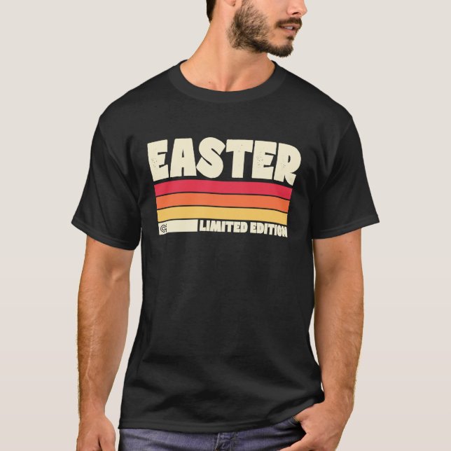 Påsk Jesus Kristna Fisk Retro Vintage T Shirt (Framsida)