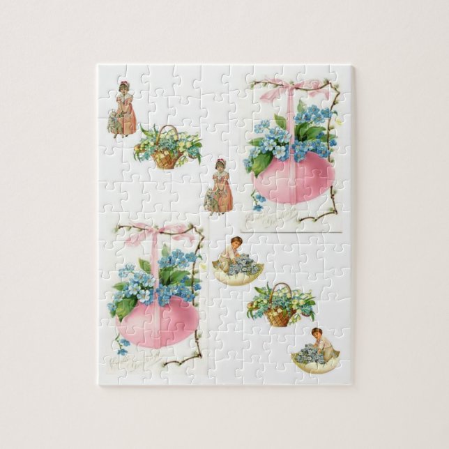 Påsk Jigszle Puzzle Pussel (Vertikal)