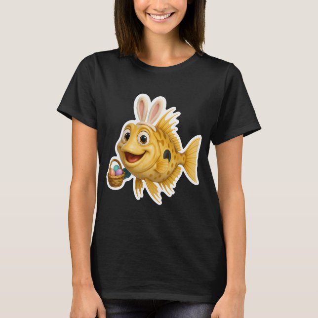 Påsk John Dory Fisk T Shirt (Framsida)