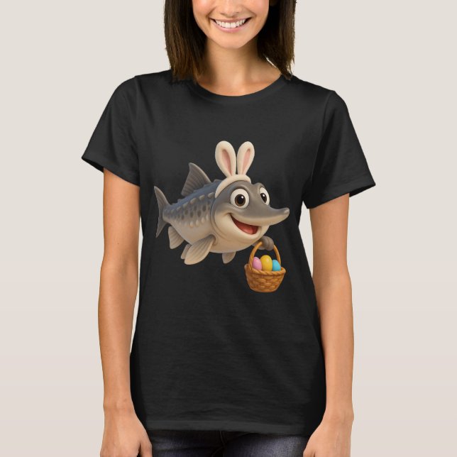 Påsk Kaluga Stör T Shirt (Framsida)