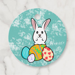 Påsk-kanin på Påskägget Gåvor Etiketter