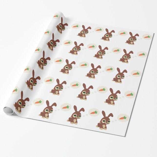 påsk kanin presentpapper (Utrullad)
