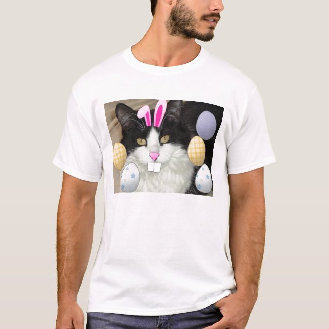 Påsk Kattunge Tee Shirt (Framsida)