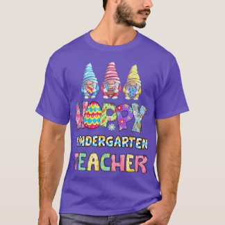 Påsk Kindergarten Teacher Tie Dye Gnomes Eggs Bu T Shirt