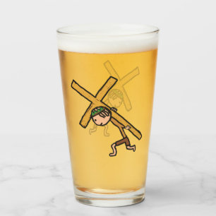 Påsk Kor Crucifix Glaskopp