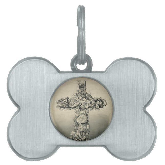 Påsk Kor efter Currier & Ives 1869 Namnbricka Husdjur (Framsidan)