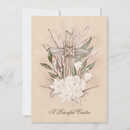 Påsk Kor-kort fredligt Påsk Tack Kort