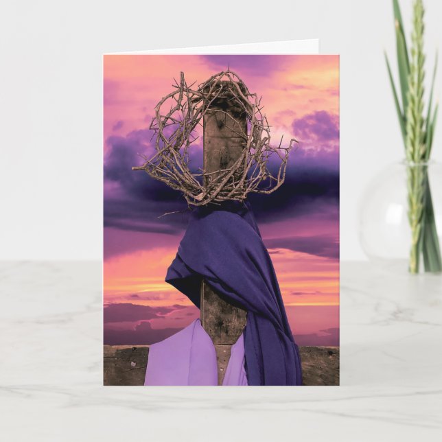 Påsk kor soluppgång kort (Framsida)