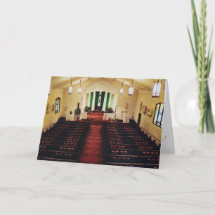 påsk-kort för "Church Insida" Kort
