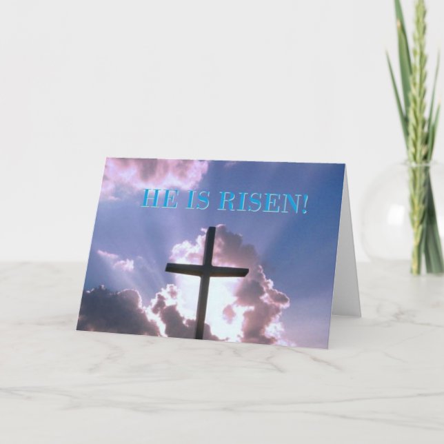 Påsk-kort för religiösa helgkort (Framsida)