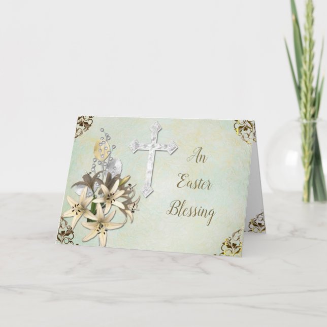 Påsk-kort för religiösa kort (Framsida)
