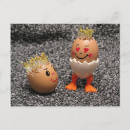 Påsk-kort i Kort Man och Tall Man Eggmen Series