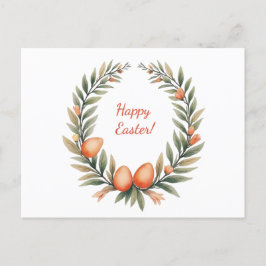 Påsk-kort i mjuk pastel färg helg vykort