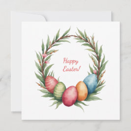 Påsk-kort i mjuk pastel färg julkort