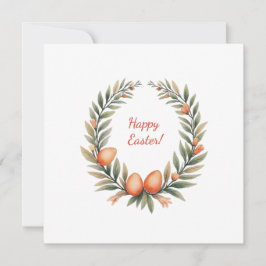 Påsk-kort i mjuk pastel färg julkort