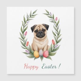 Påsk-kort med bild i en pug