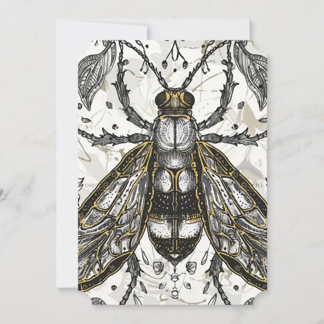 Påsk kort med söt kanin (Framsida)