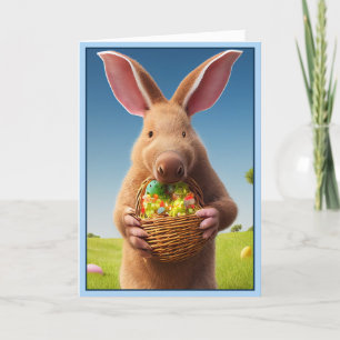 Påsk-kortet Påsk Aardvark Helgkort