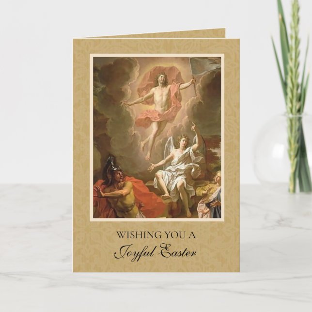 Påsk Kristi uppståndelse Jesus Kristna Holi Helgkort (Framsida)