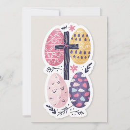 Påsk, kristkort, Påskägg och Jesus Kor Julkort