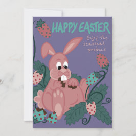 Påsk - Kroppspositiv bunny - Säsong-produktion Julkort