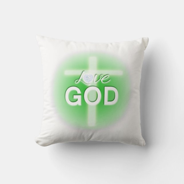 Påsk kuddar, Kärlek Gud, Jesus Kudde (Framsida)
