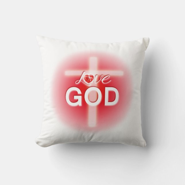 Påsk kuddar, Kärlek Gud, Jesus Kudde (Framsida)