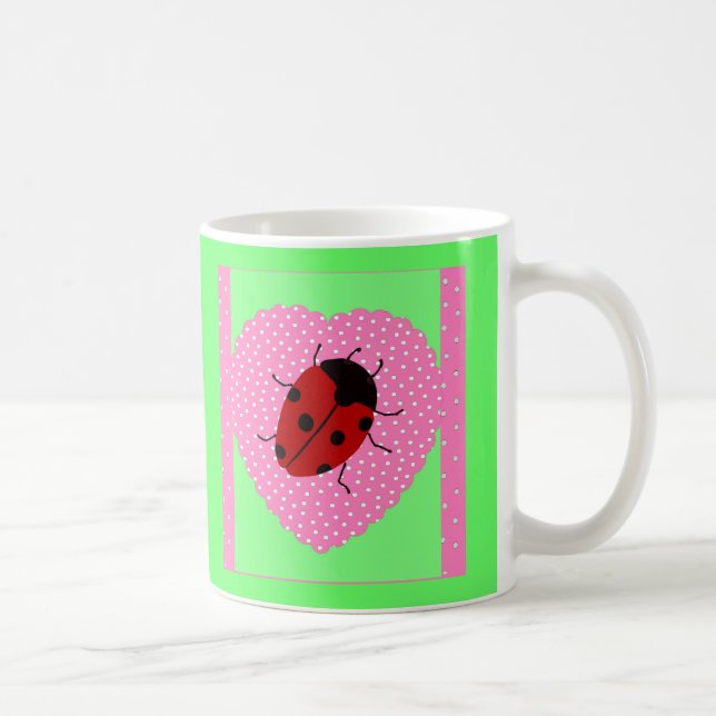 Påsk Ladybug Kaffemugg (Höger)