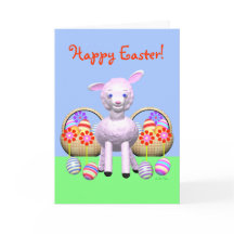 Påsk Lamb och Basket