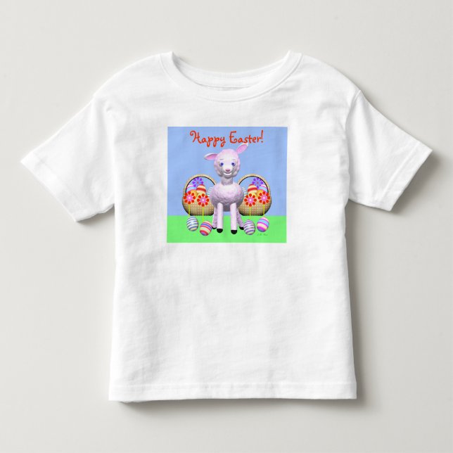 Påsk Lamb och Basket Tröja (Framsida)