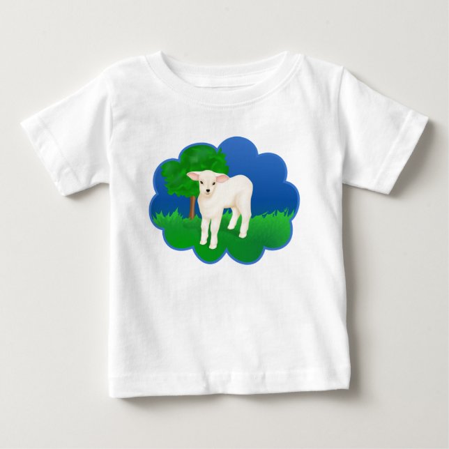 Påsk Lamb Tee (Framsida)